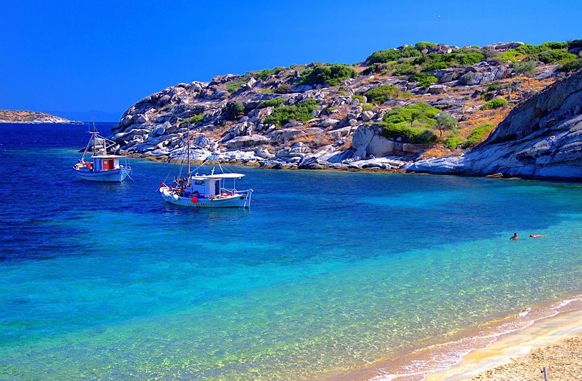 Халкидики - полуостров, омывающийся Эгейским морем