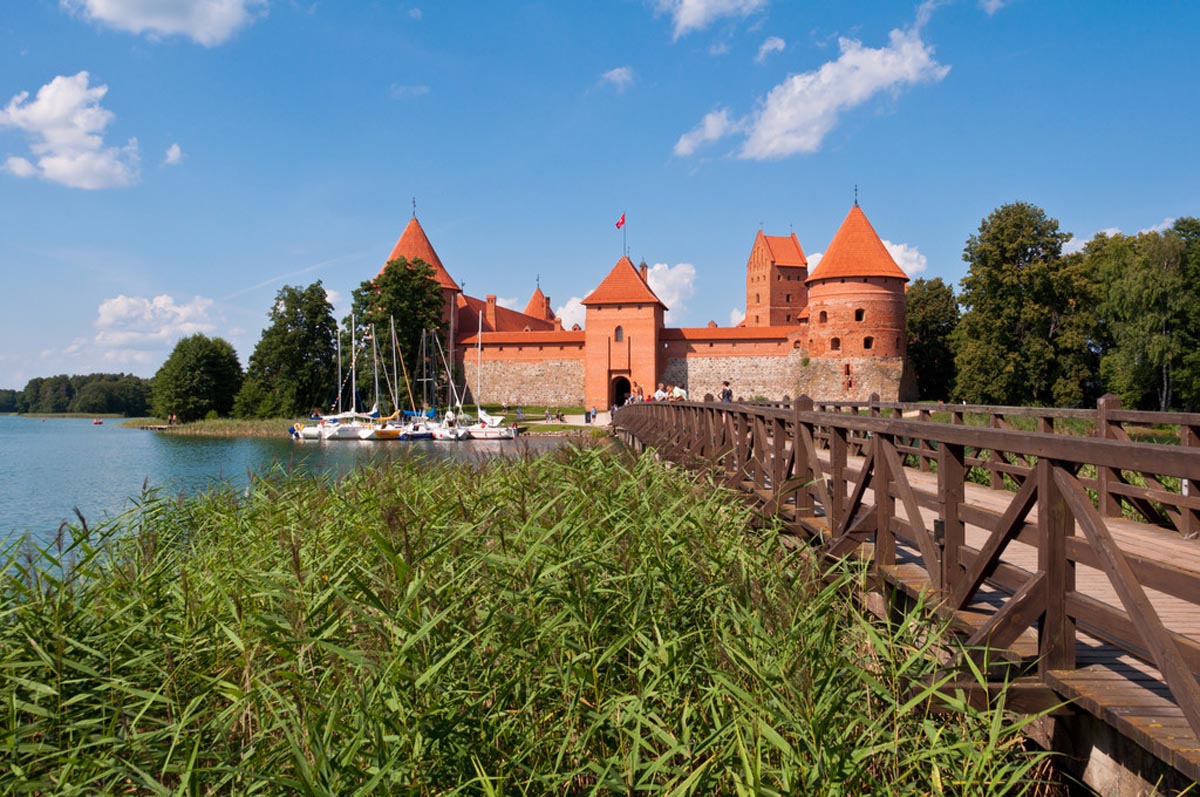 Тракайский замок - самая большая крепость Литвы, дошедшая до нас