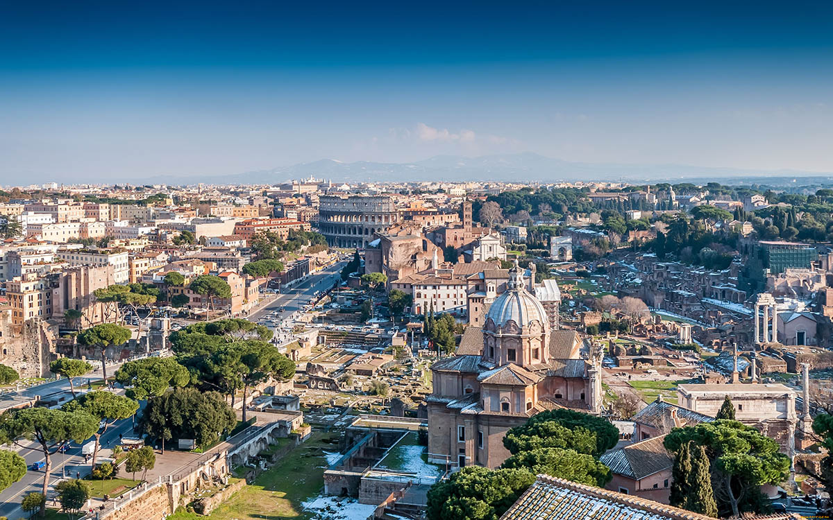 Рим богат природными и архитектурными достопримечательностями